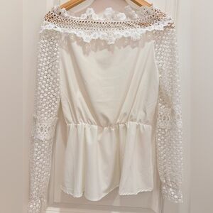 White Lace Top